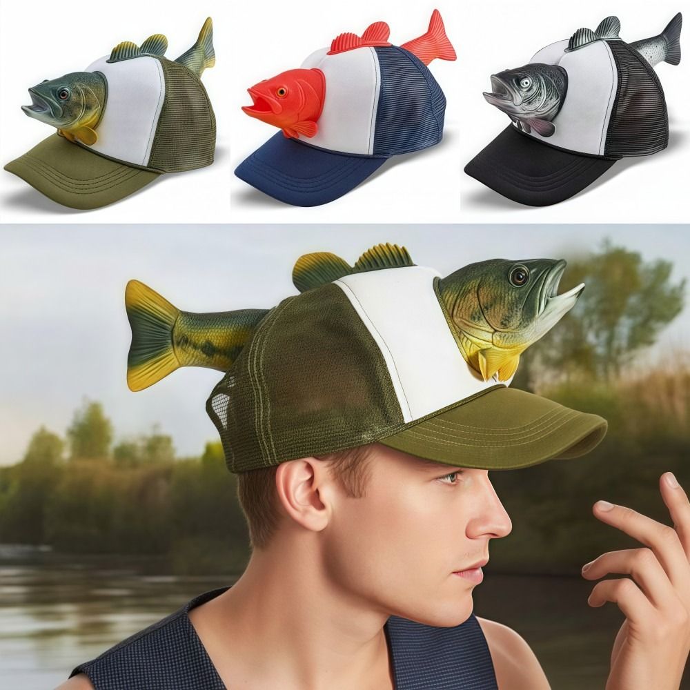 Funny 3D Fish Animal Trucker H - Trucker Cap Mesh recensie en prijs