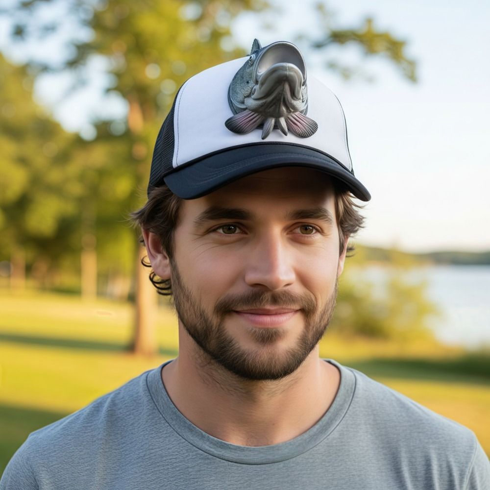 Funny 3D Fish Animal Trucker H - Trucker Cap Mesh recensie en prijs