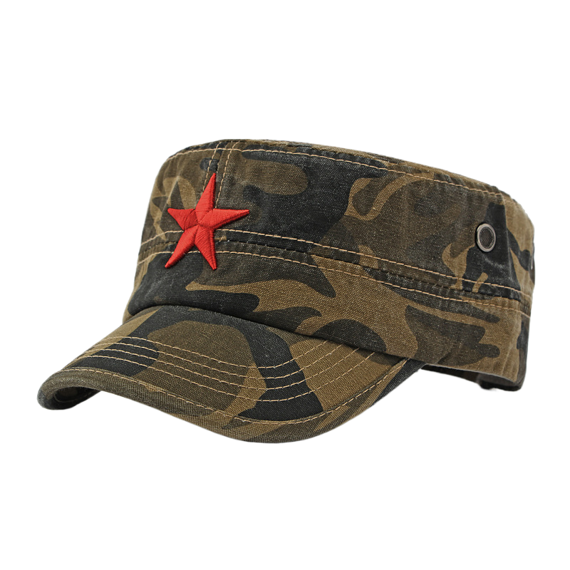 Men's Camouflage Flat Top Base - Dad Hat Cotton recensie en prijs