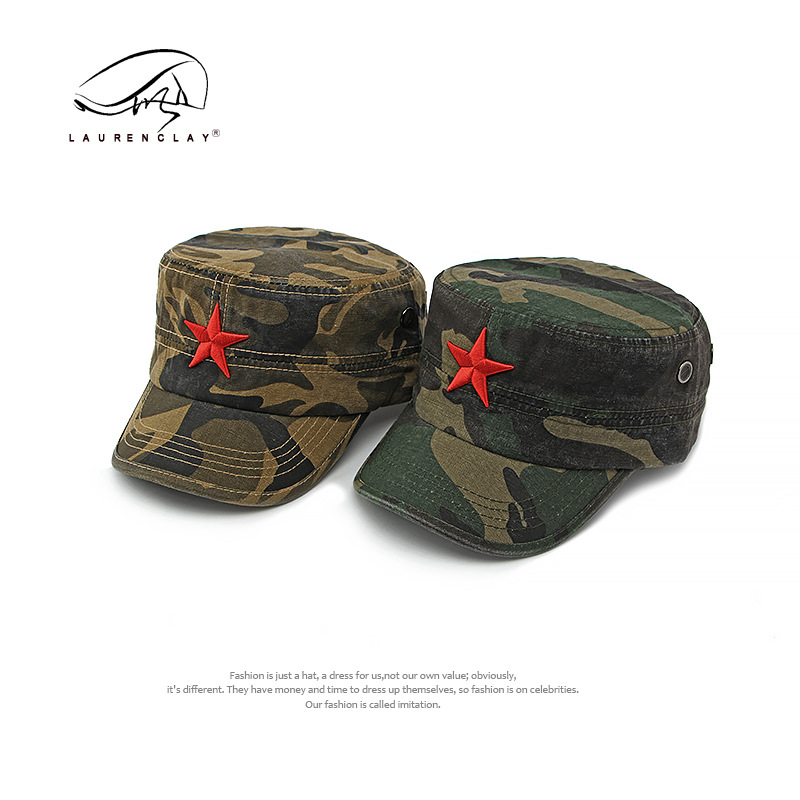 Men's Camouflage Flat Top Base - Dad Hat Cotton recensie en prijs