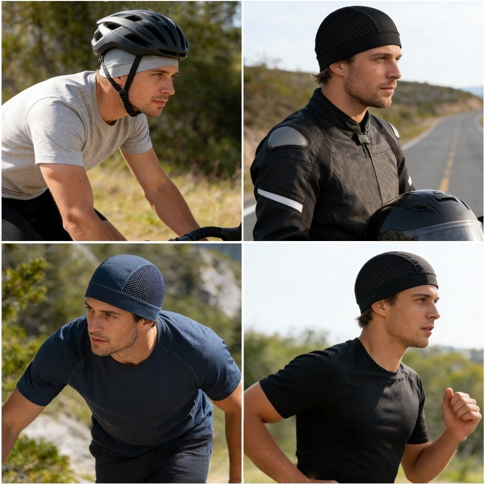 Casual Thin Mesh Skull Beanie  - Skull Cap Helmet Liner recensie en prijs