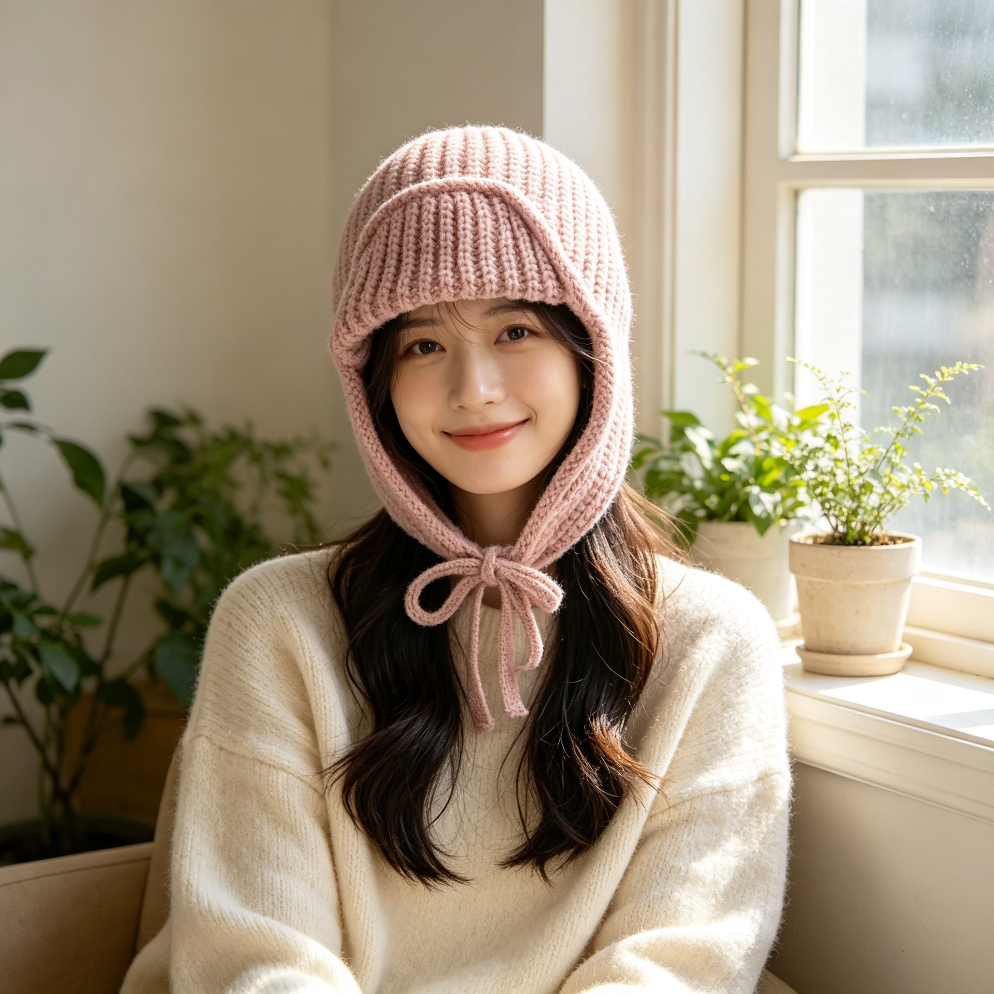 Autumn Winter Knit Earflap Bea - Trapper Hat Ear Flap recensie en prijs