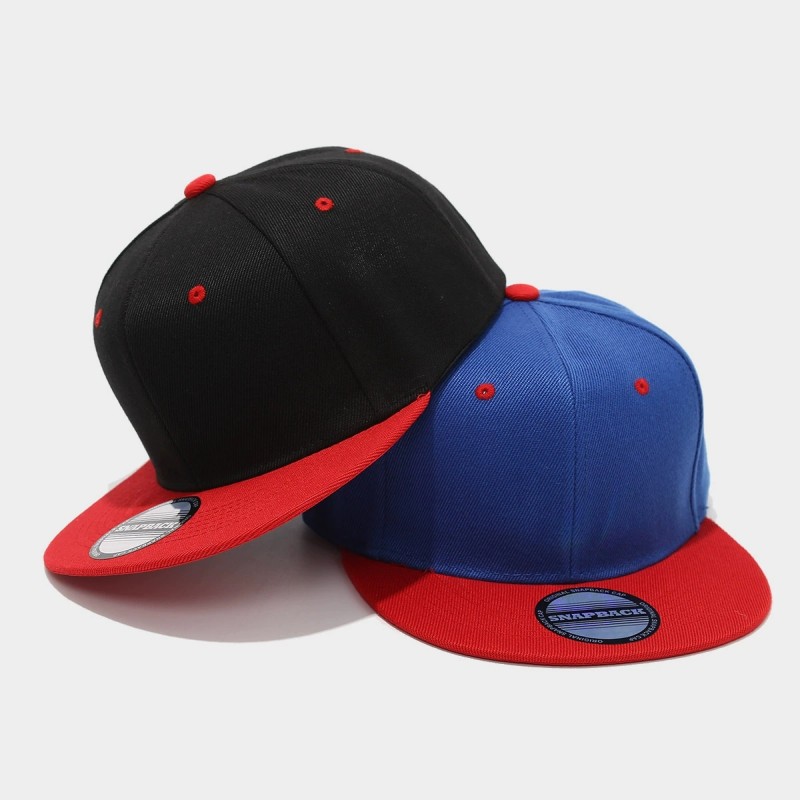Two-Tone Color-Blocking Hip-Ho - Snapback Hat Flat recensie en prijs