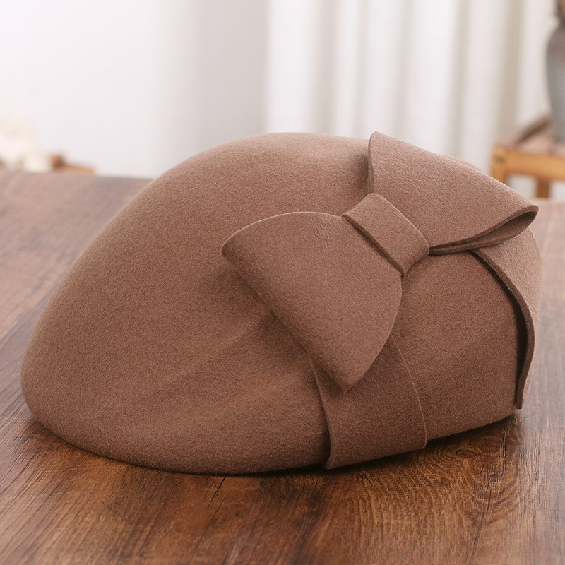 French Elegant Mesh-Bow Wool B - Beret French Wool recensie en prijs