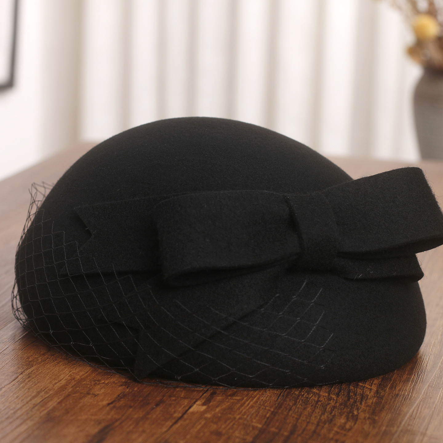 French Elegant Mesh-Bow Wool B - Beret French Wool recensie en prijs
