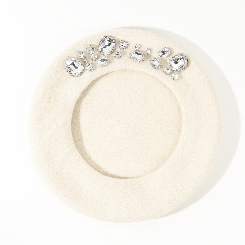 Stunning Rhinestone Wool Beret - Beret French Wool recensie en prijs
