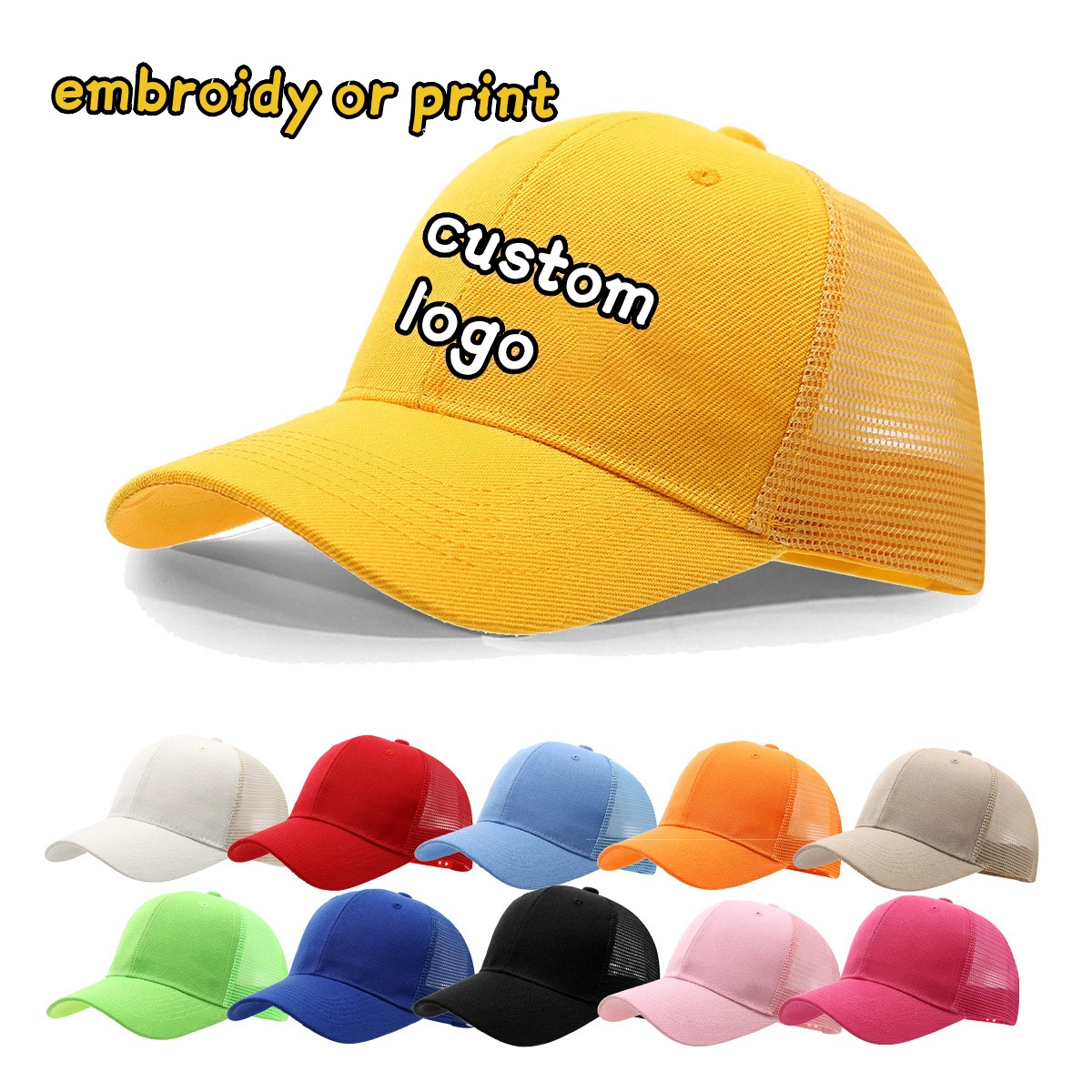 Custom Logo Cap Embroidery Pri - Trucker Cap Mesh recensie en prijs