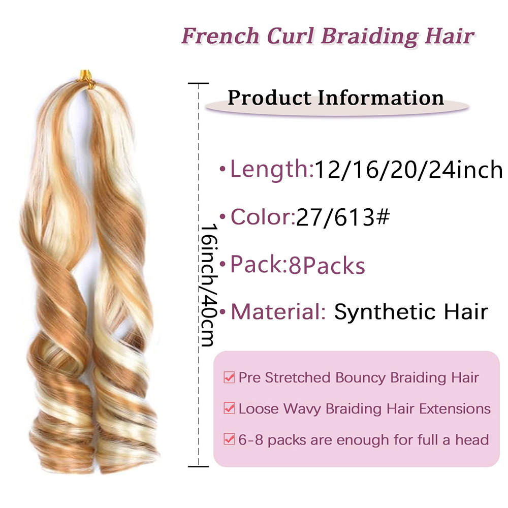 French Curly Braiding Hair 8 P - Beret French Wool recensie en prijs