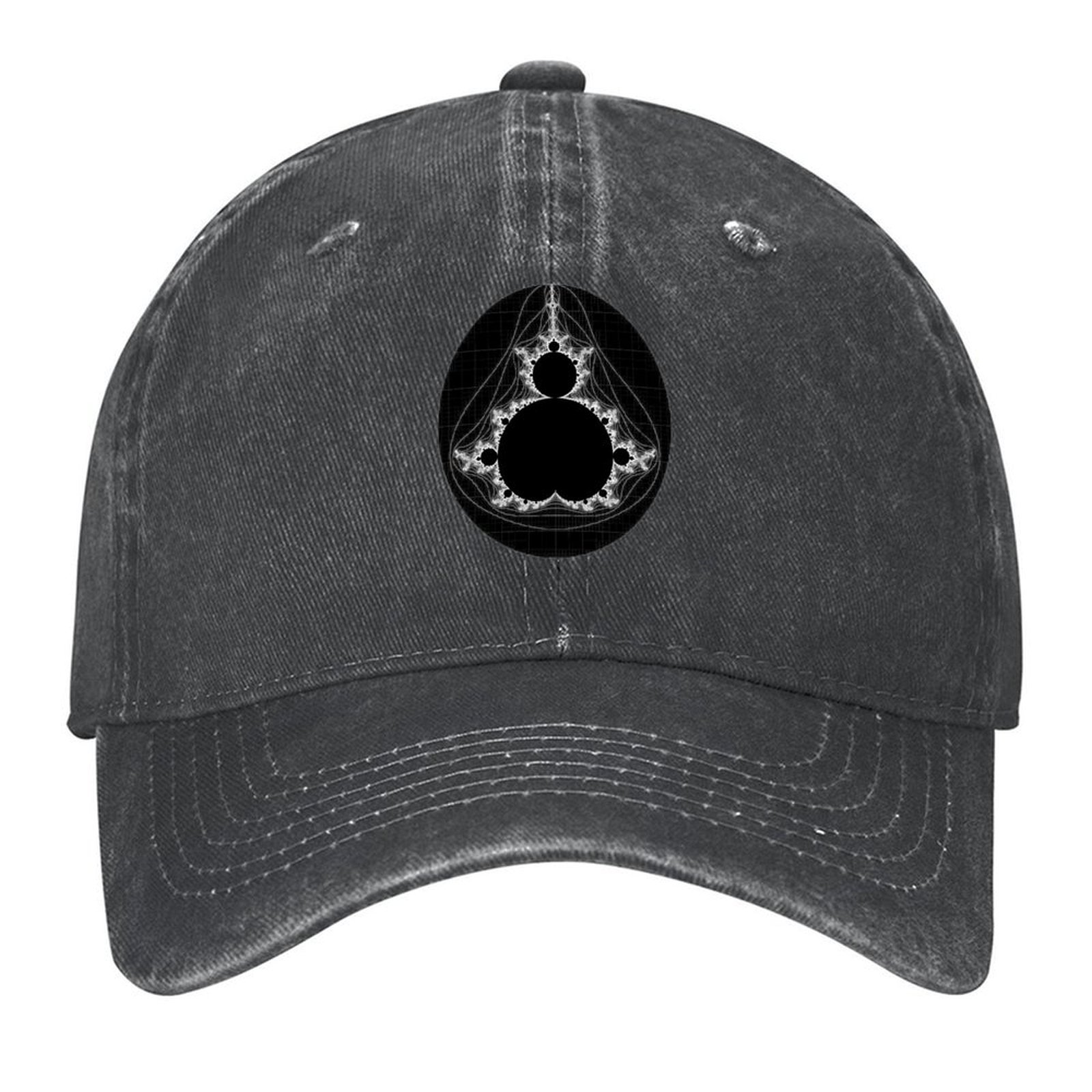 White - Linear Mandelbrot Base - Golf Cap Dad recensie en prijs