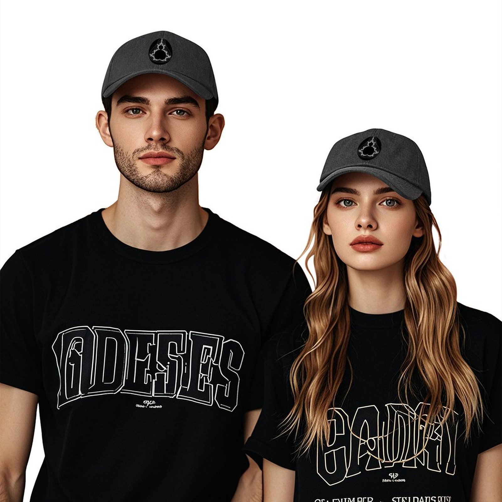 White - Linear Mandelbrot Base - Golf Cap Dad recensie en prijs