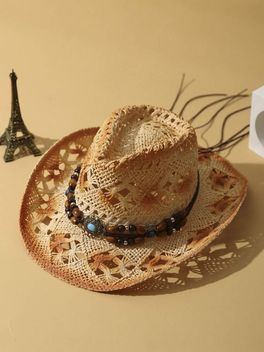 Unisex Handwoven Straw Cowboy  - Cowboy Hat Straw recensie en prijs