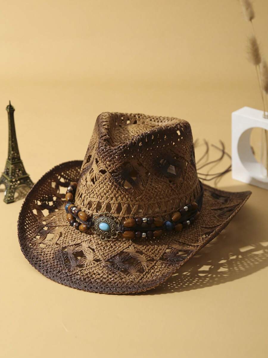 Unisex Handwoven Straw Cowboy  - Cowboy Hat Straw recensie en prijs