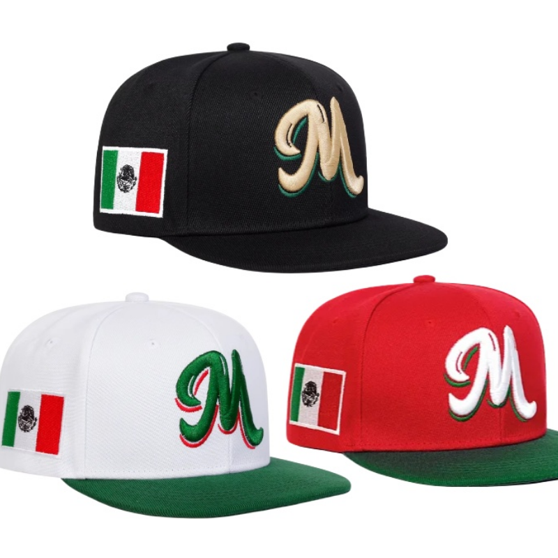 M Letter Embroidered Snapback  - Snapback Hat Flat recensie en prijs