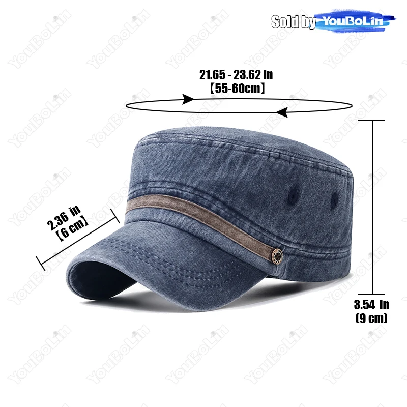 Washed hat, old cotton flat ha - Dad Hat Cotton recensie en prijs