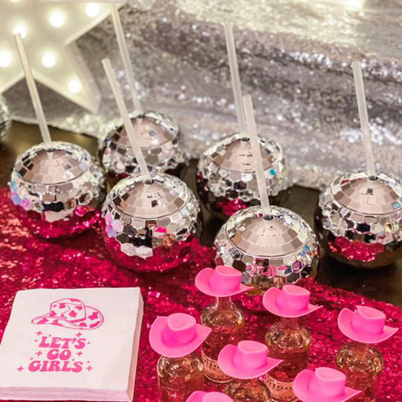 Disco Ball Cups Cowboy hat Dis - Cowboy Hat Straw recensie en prijs