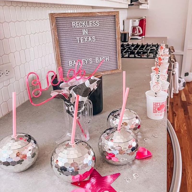 Disco Ball Cups Cowboy hat Dis - Cowboy Hat Straw recensie en prijs