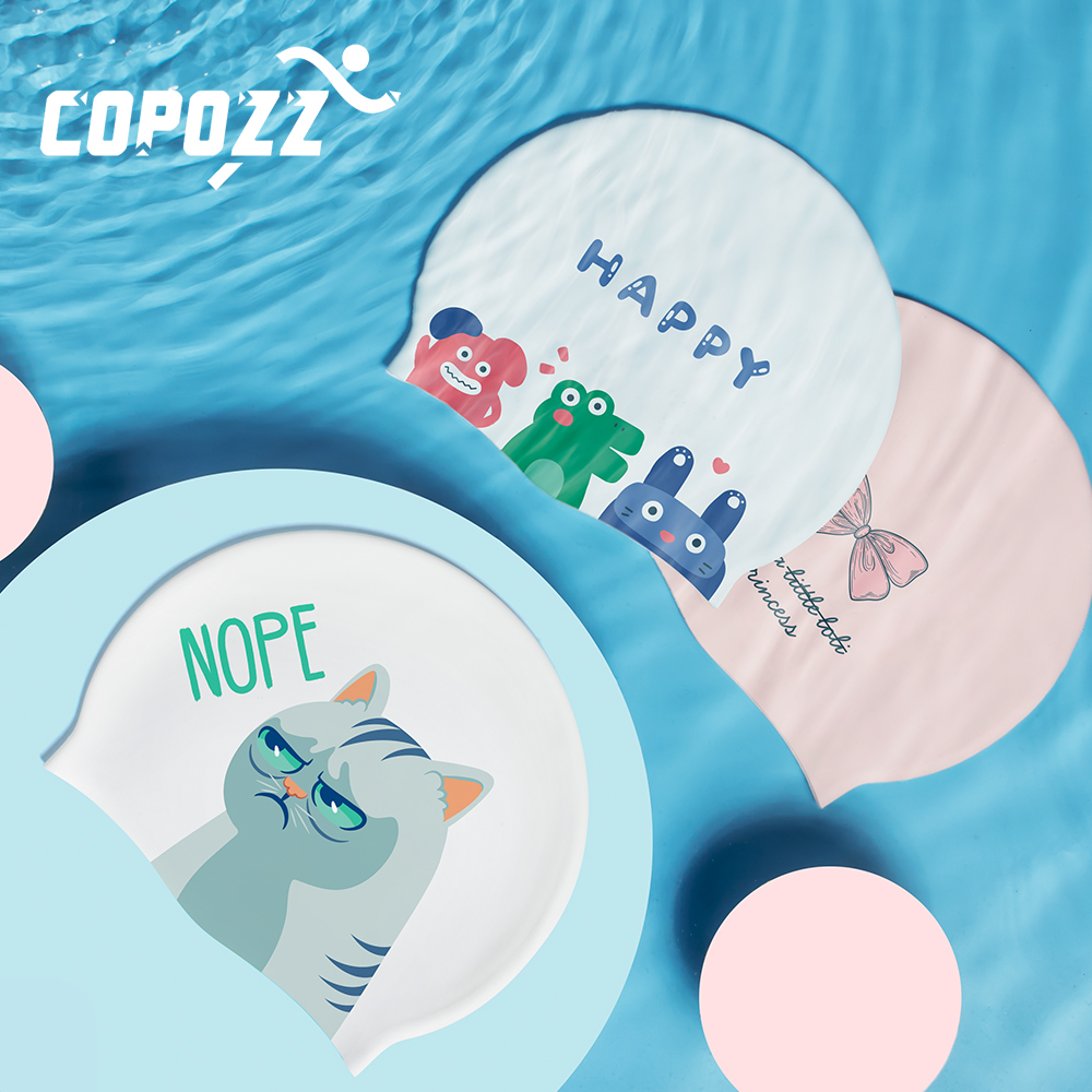 COPOZZ Water Sports Women Men  - Swim Hat Silicone recensie en prijs