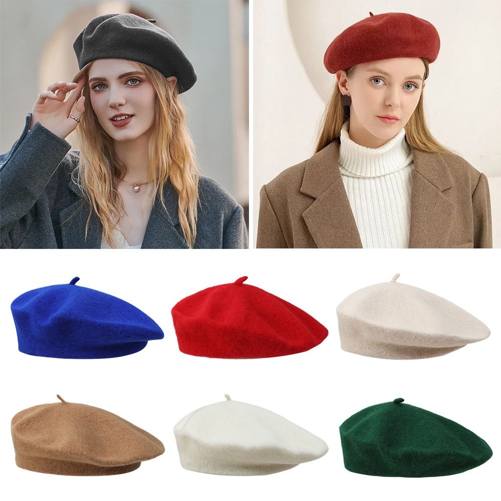 Solid Color Elegant Lady All M - Beret French Wool recensie en prijs