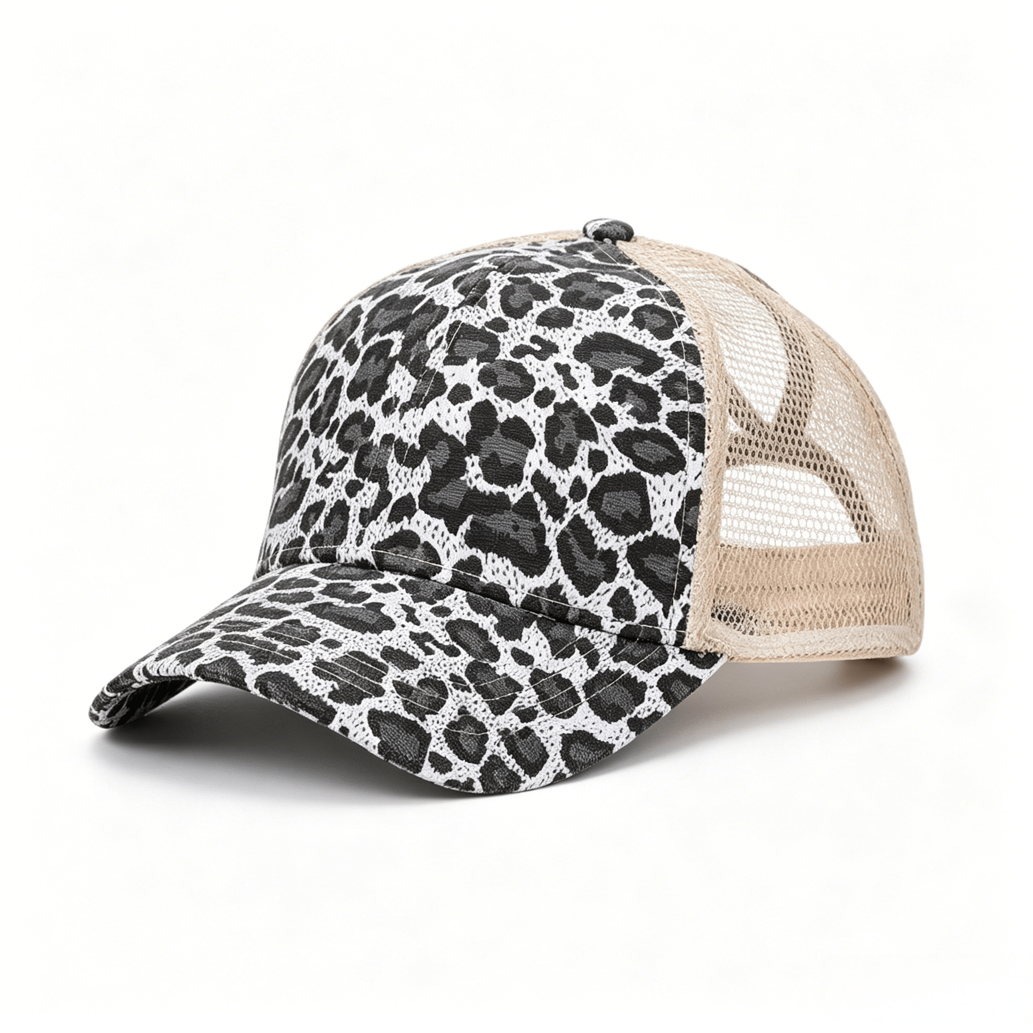 Leopard Adjustable Ponytail Ba - Golf Cap Dad recensie en prijs