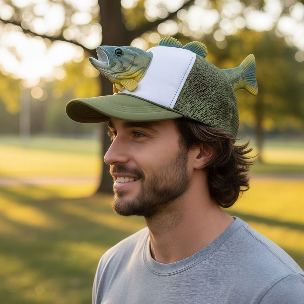 Funny 3D Fish Animal Trucker H - Trucker Cap Mesh recensie en prijs