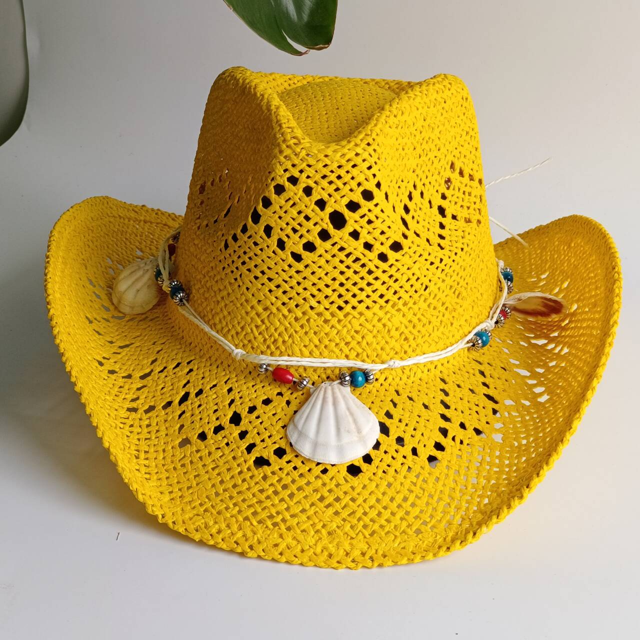 Bright yellow Cowboy Straw Hat - Cowboy Hat Straw recensie en prijs