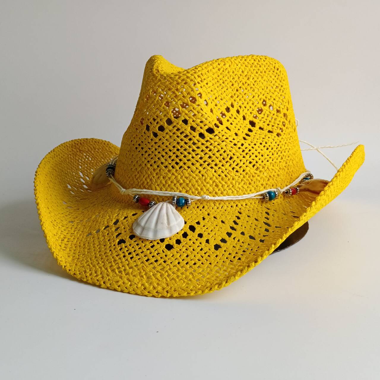 Bright yellow Cowboy Straw Hat - Cowboy Hat Straw recensie en prijs