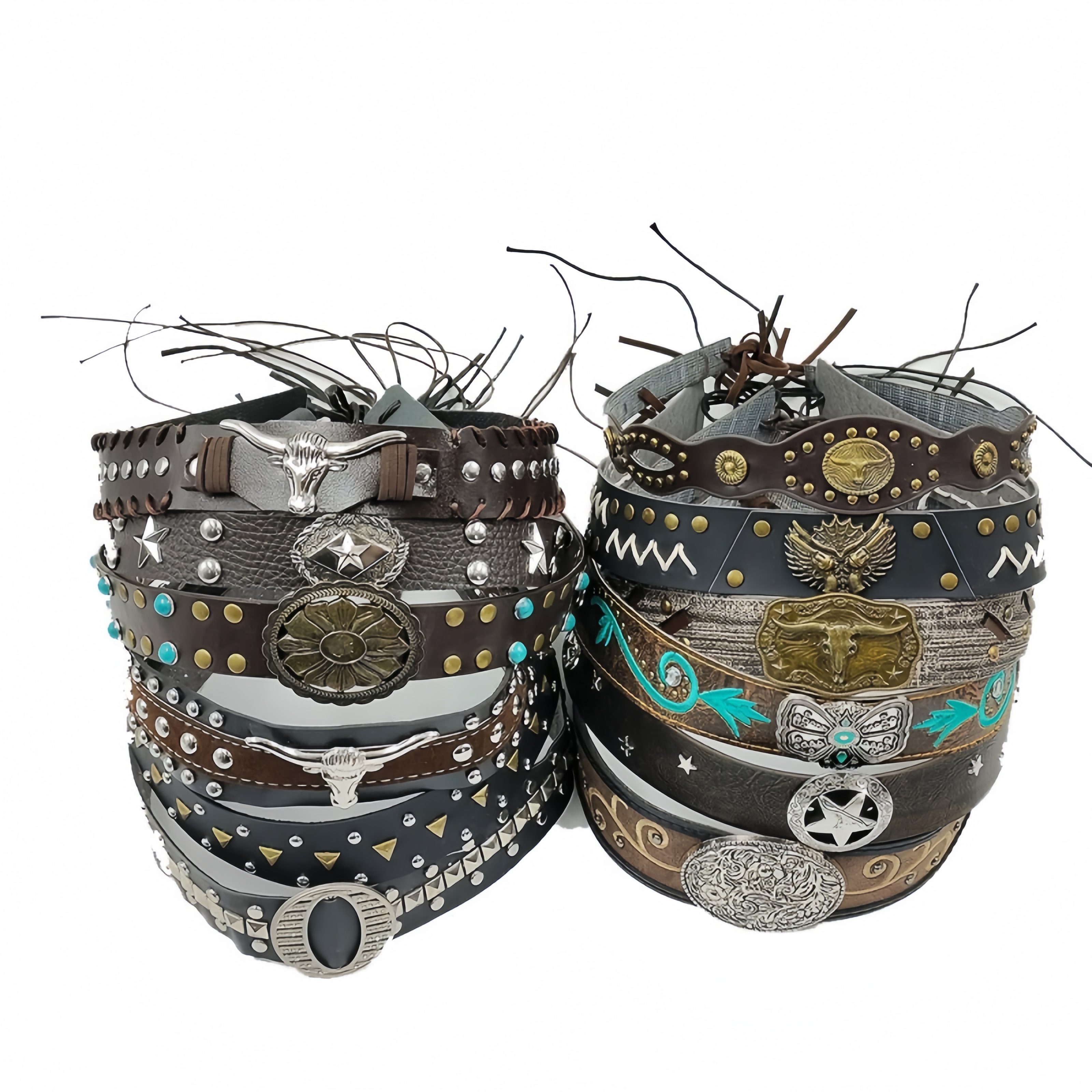 Retro Ethnic Style Belt, Headb - Cowboy Hat Straw recensie en prijs