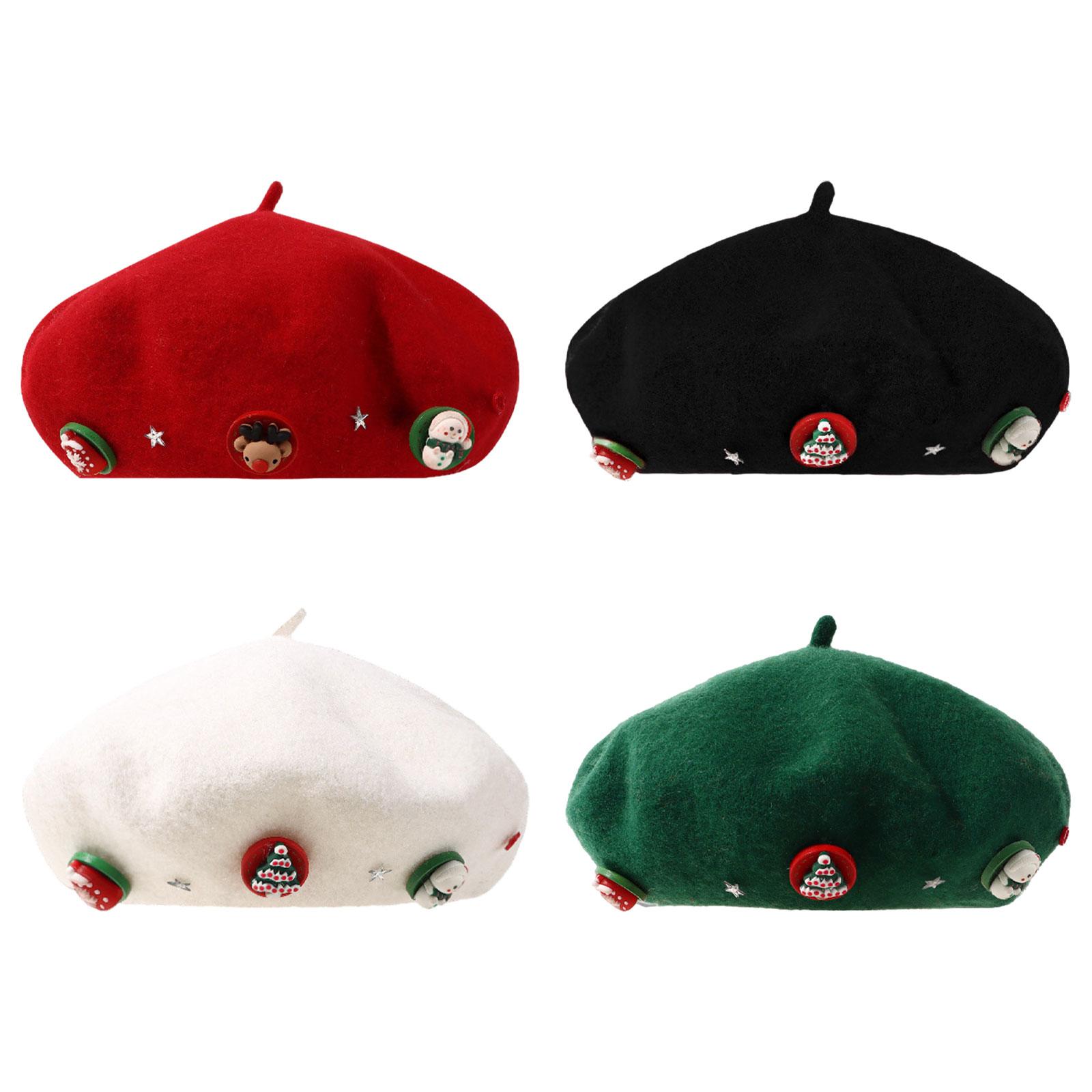Christmas Beret Hat Women with - Beret French Wool recensie en prijs