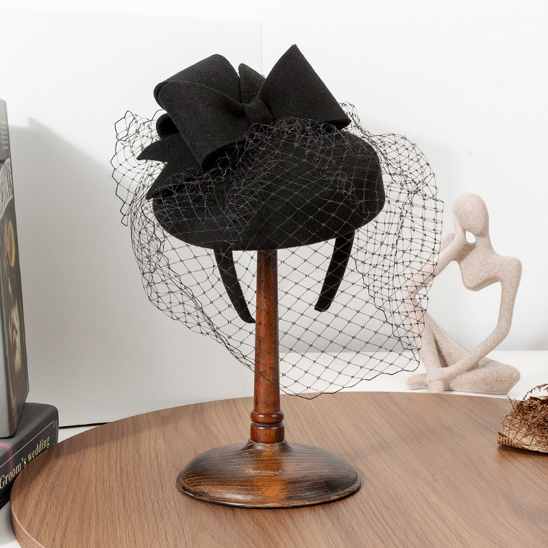 French Black Beret Fascinator  - Beret French Wool recensie en prijs