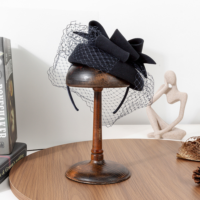 French Black Beret Fascinator  - Beret French Wool recensie en prijs