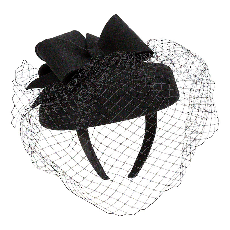 French Black Beret Fascinator  - Beret French Wool recensie en prijs