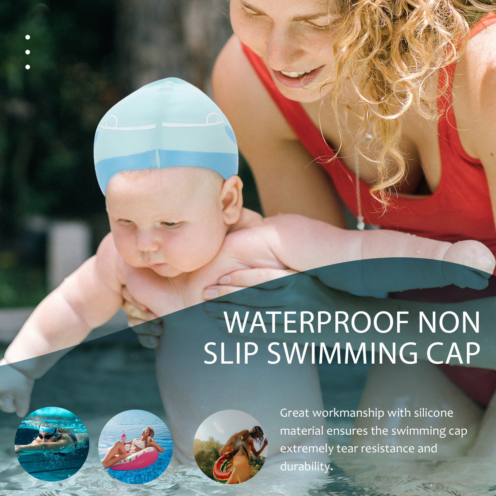 Silicone Cartoon Swimming Hat  - Swim Hat Silicone recensie en prijs