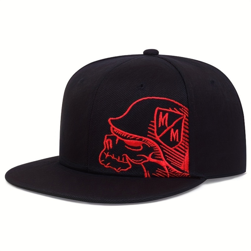 Unisex Skeleton Embroidery Bas - Snapback Hat Flat recensie en prijs