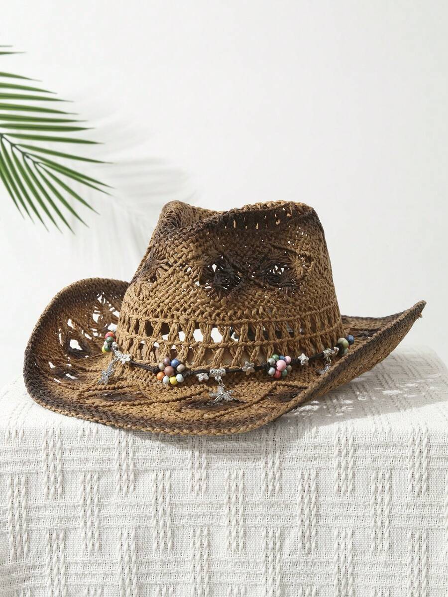 Hand Woven Straw Cowboy Hat Wi - Cowboy Hat Straw recensie en prijs