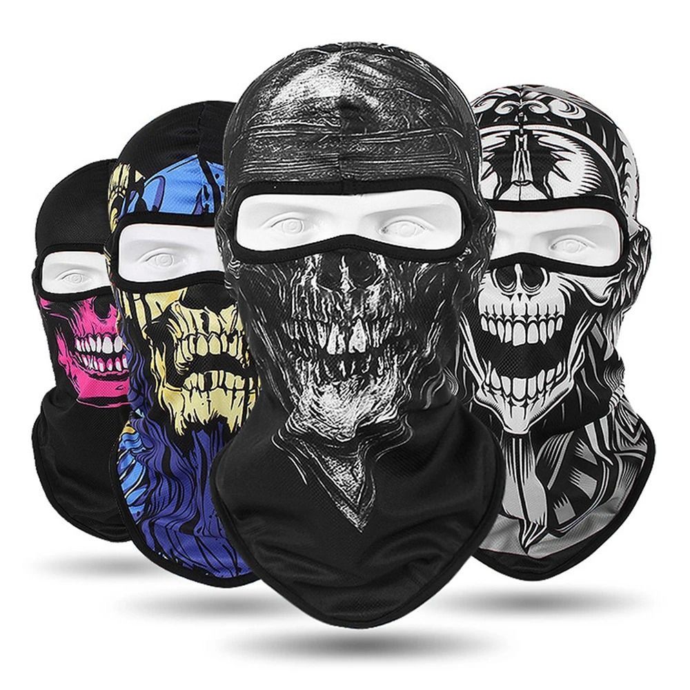 Skull Print Headgear Cap Sunsc - Skull Cap Helmet Liner recensie en prijs