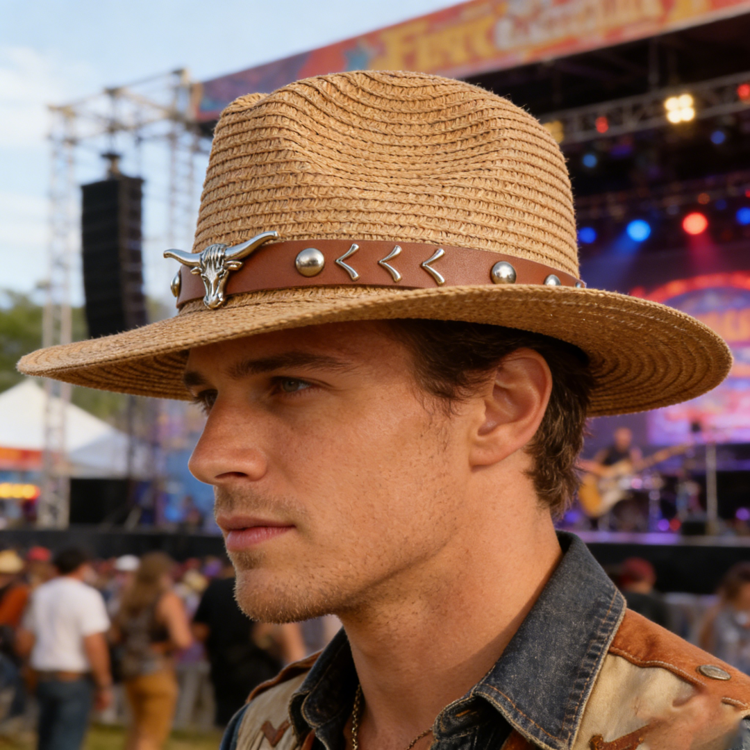 Vintage Straw Western Cowboy H - Cowboy Hat Straw recensie en prijs