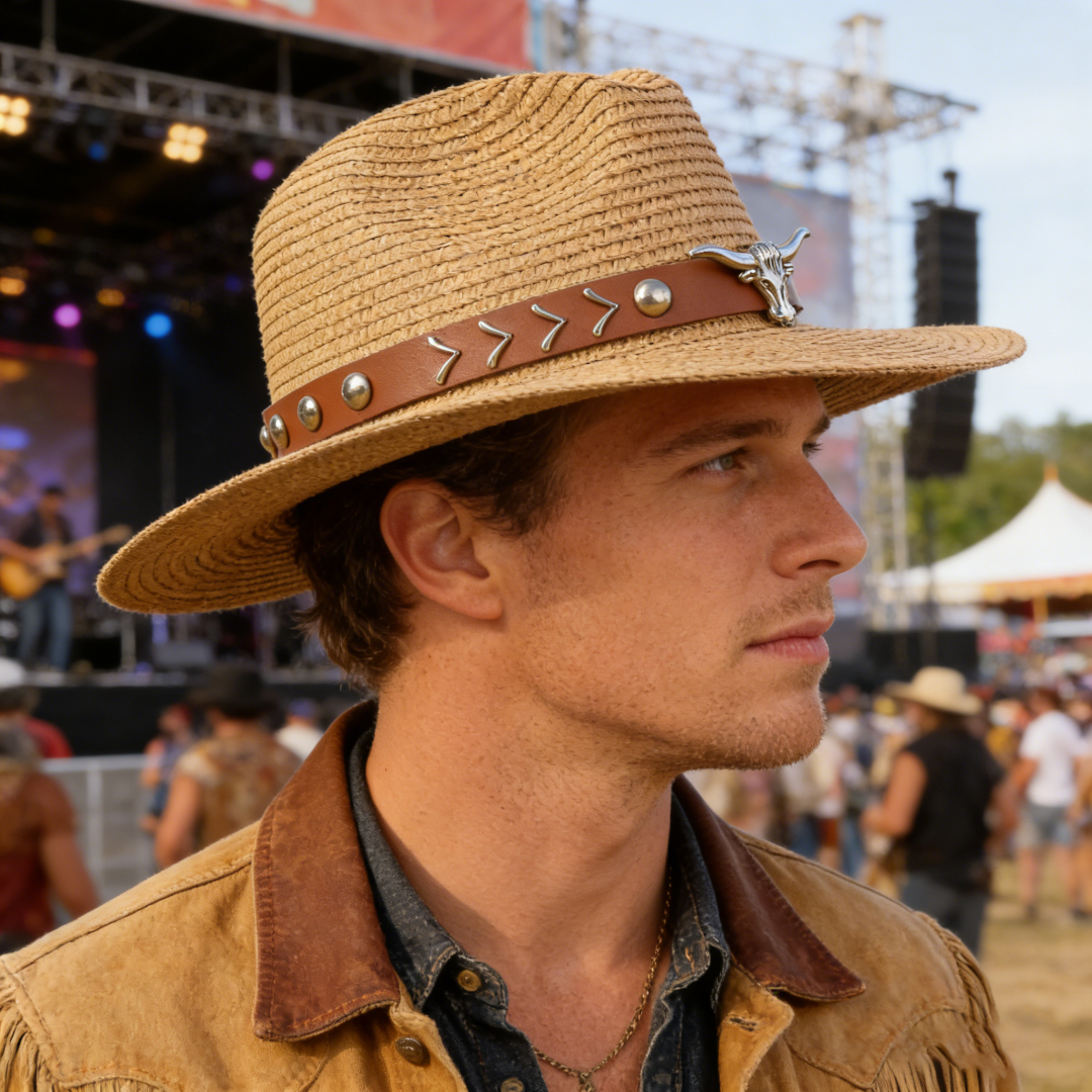 Vintage Straw Western Cowboy H - Cowboy Hat Straw recensie en prijs