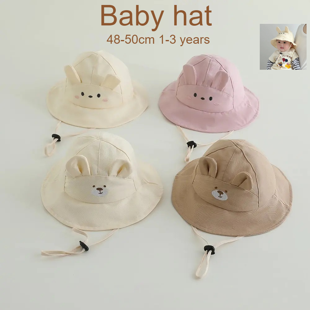 Baby Girls Sun Hat 48-50cm Cot - Bucket Hat Cotton recensie en prijs