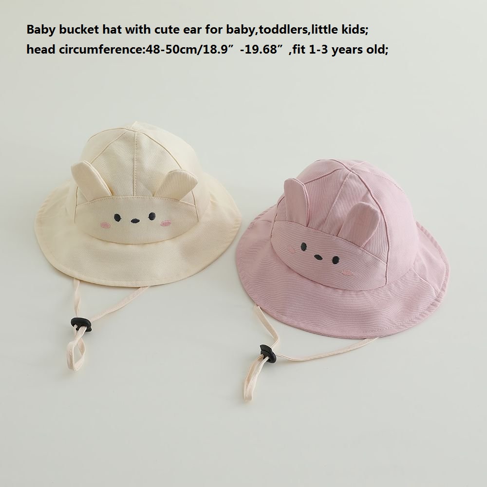 Baby Girls Sun Hat 48-50cm Cot - Bucket Hat Cotton recensie en prijs