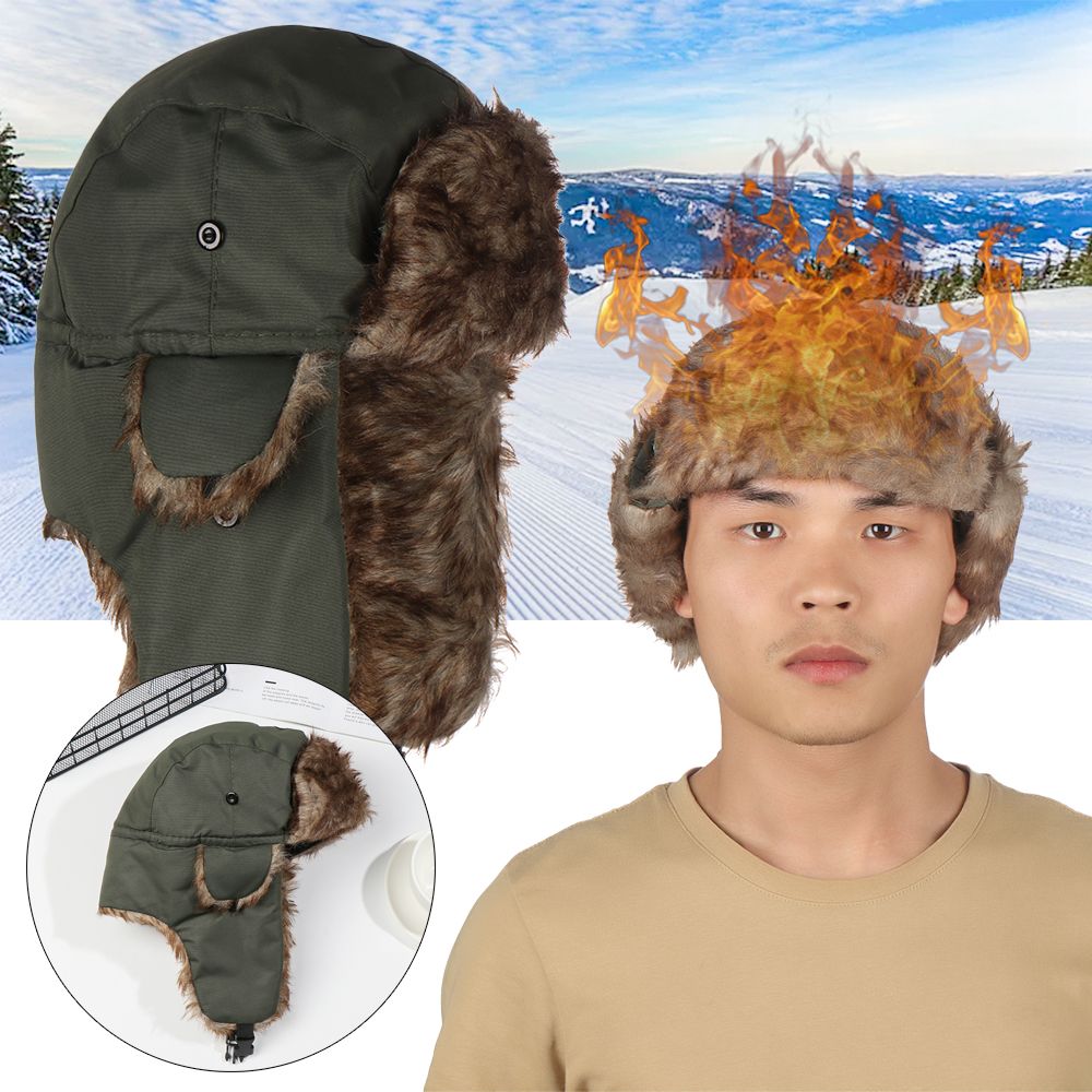 Warm Earflap Trapper Ski Hat W - Trapper Hat Ear Flap recensie en prijs