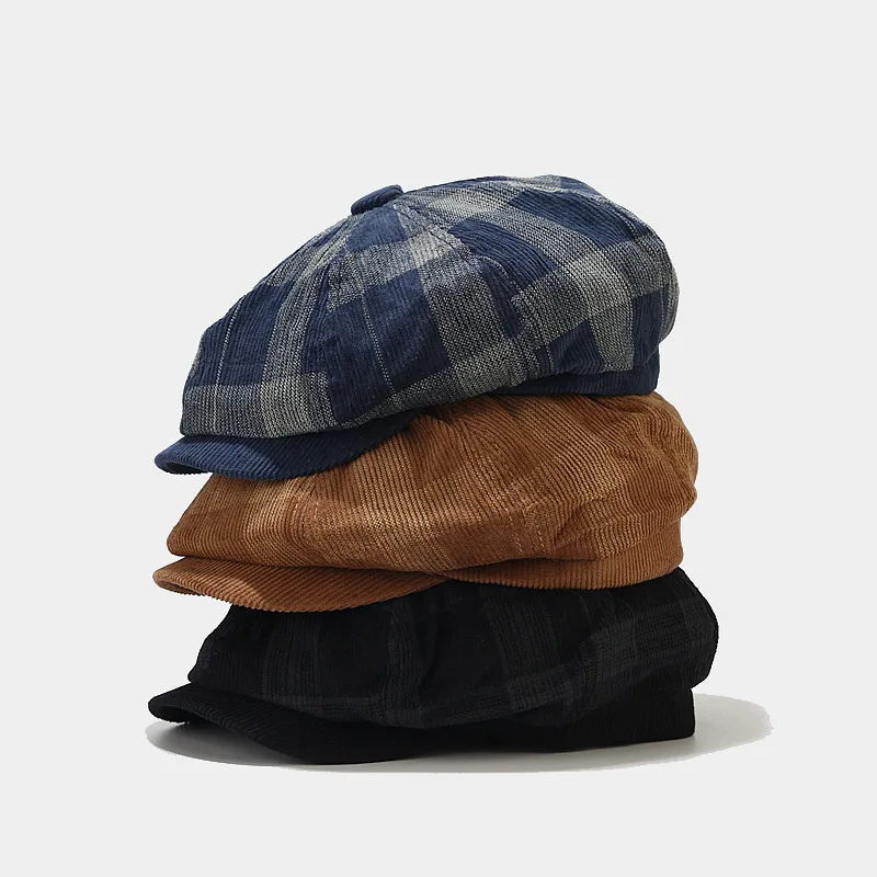 Corduroy Men Women Youth Boy G - Newsboy Cap Ivy recensie en prijs