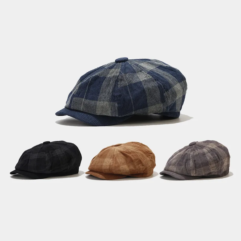 Corduroy Men Women Youth Boy G - Newsboy Cap Ivy recensie en prijs