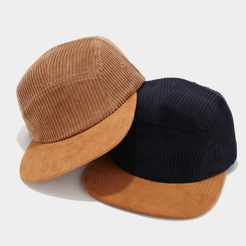 Retro Corduroy 5 Panel Cap wit - Corduroy Cap 5 Panel recensie en prijs