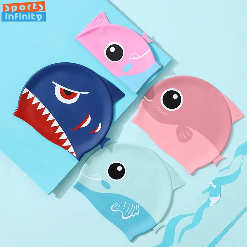 Cartoon Cute Fish Shark Silico - Swim Hat Silicone recensie en prijs