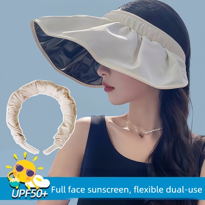UPF50+ Foldable Headband Sun V - Visor Sun Hat recensie en prijs