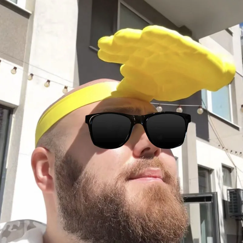 1/3Pcs Novelty 3D Palm Hand Sh - Visor Sun Hat recensie en prijs