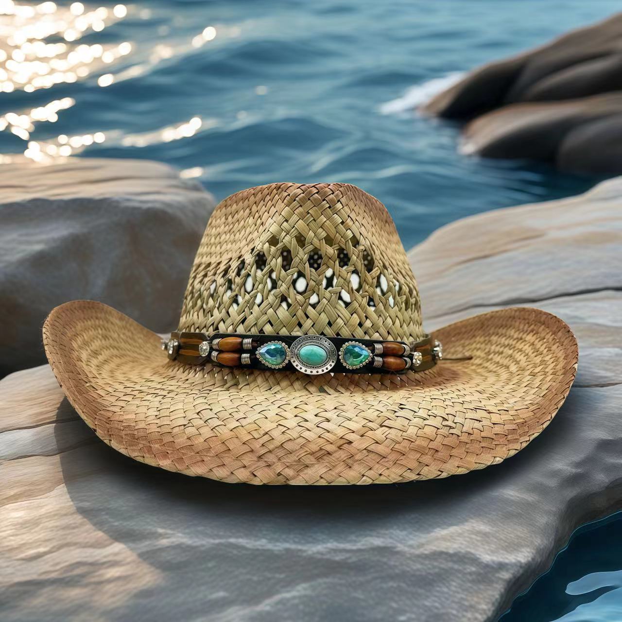 Rhinestone Cowboy Hat Straw Su - Cowboy Hat Straw recensie en prijs