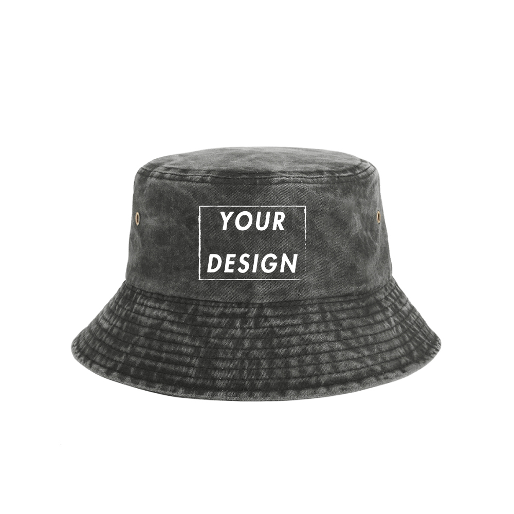 Custom Washed Vintage Bucket H - Bucket Hat Cotton recensie en prijs