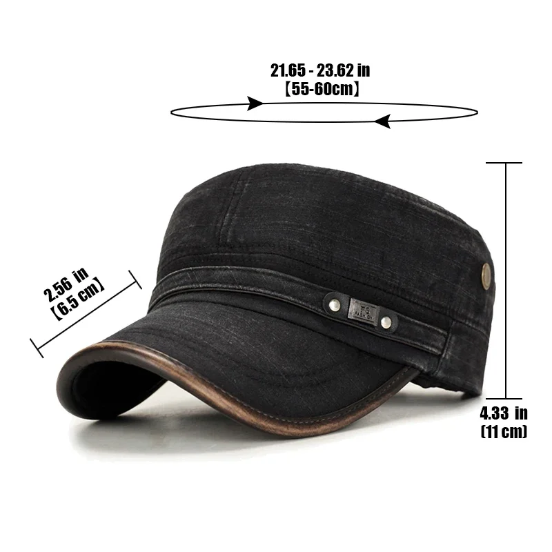 Leather Brim Washed Distressed - Dad Hat Cotton recensie en prijs