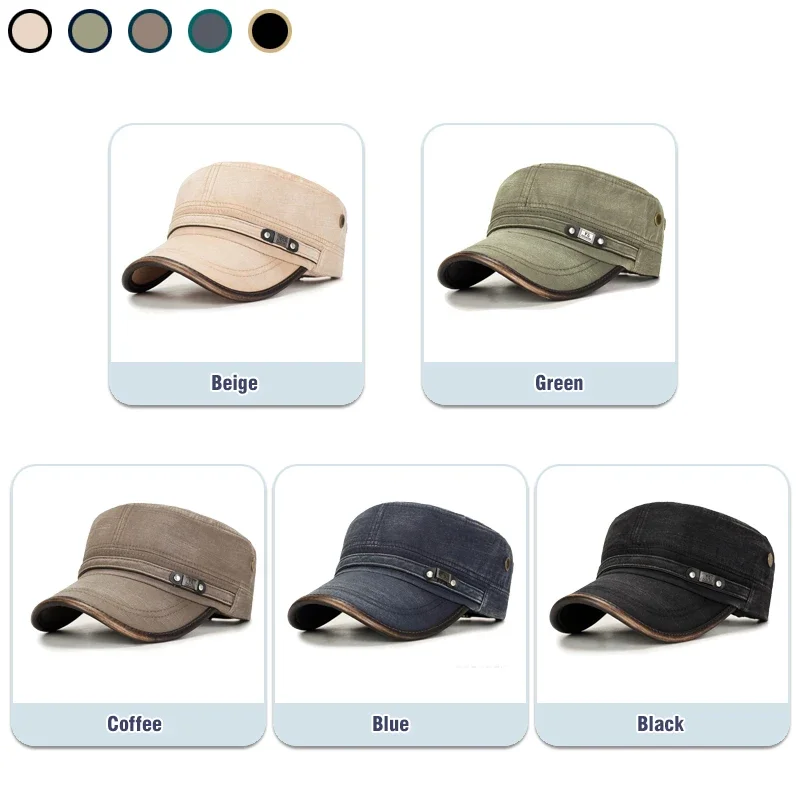 Leather Brim Washed Distressed - Dad Hat Cotton recensie en prijs